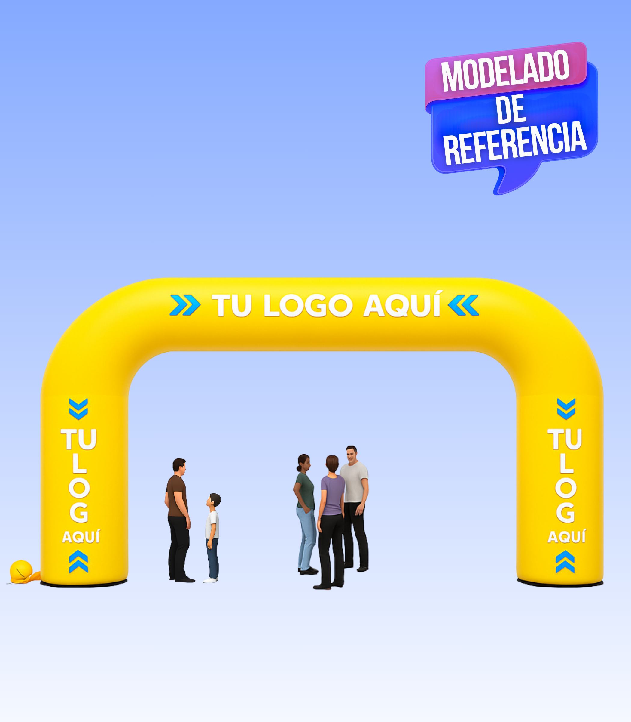 Dumi-Arcos Inflable Porton | 3 a 4 metros