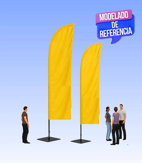 Dummie Aerobanderas Sencillas Publicitarias | 1 a 10 metros infladumis